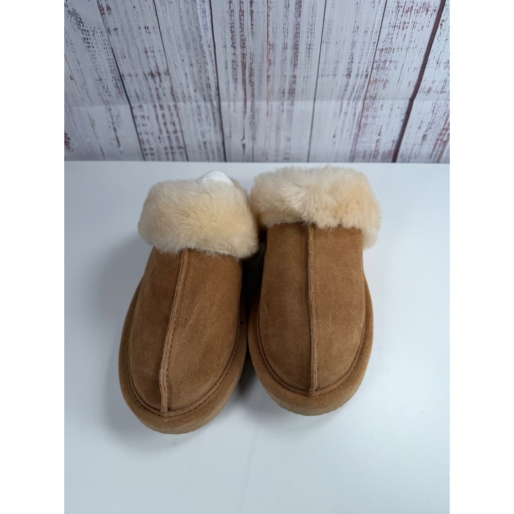 Minnetonka Chesney Womens Shoes Tan 5 Cinnamon Tan Mules